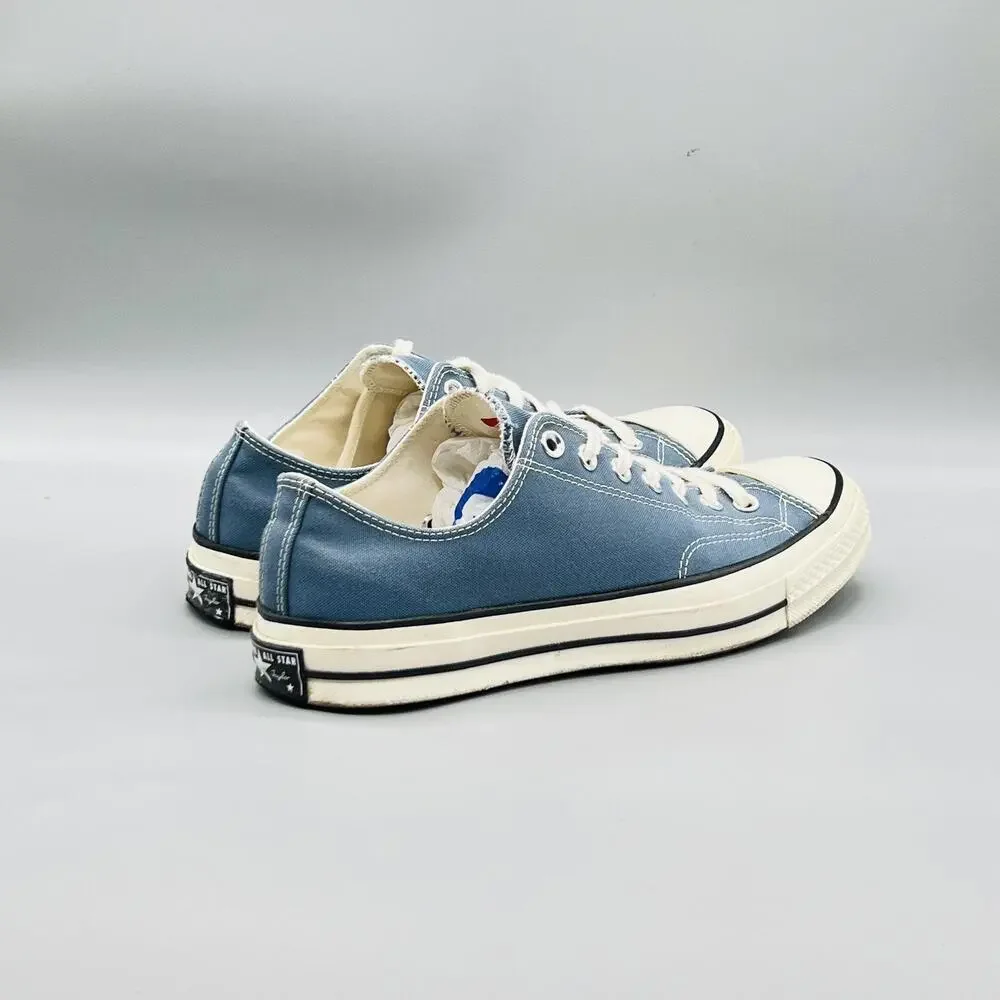 Converse Shoes Mens 10 Blue Canvas Chuck Taylor All Star Sneakers Comfort Casual - Picture 7 of 10